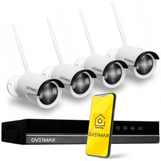 Zestaw do monitoringu Overmax Camspot NVR 4.0 4 kamery FullHD WI-Fi 2Mpx