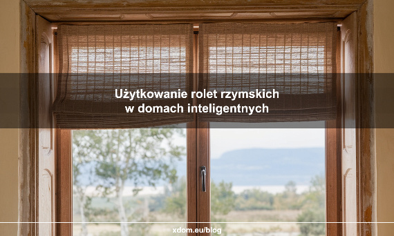 Użytkowanie rolet rzymskich w domach inteligentnych – Co musisz wiedzieć?